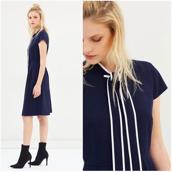J Crew Blythe Dress Lucky Crepe Size 2 - Picture 8 of 8